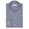 Peter Millar Men's Navy Crown Soft Gingham Shirt