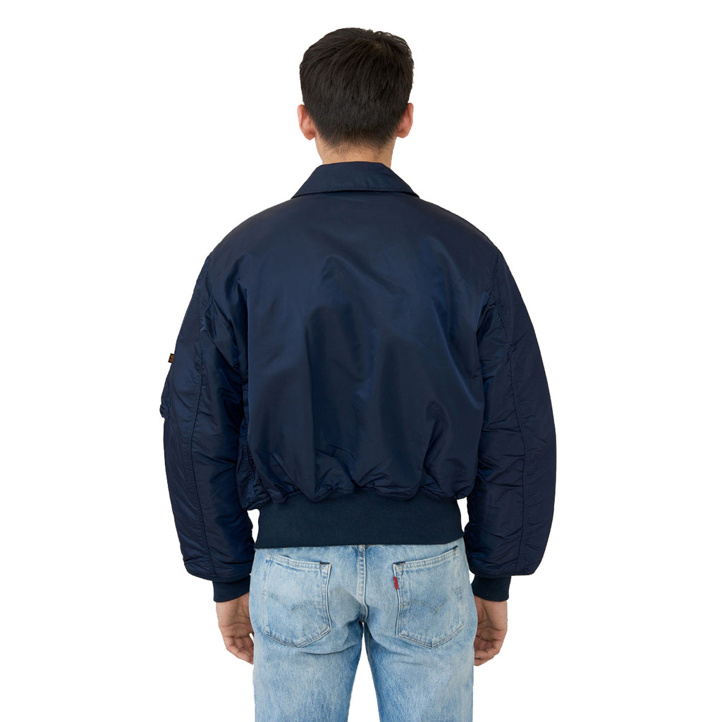 Alpha Industries Men's Replica Blue CWU 45/P Flight Jacket