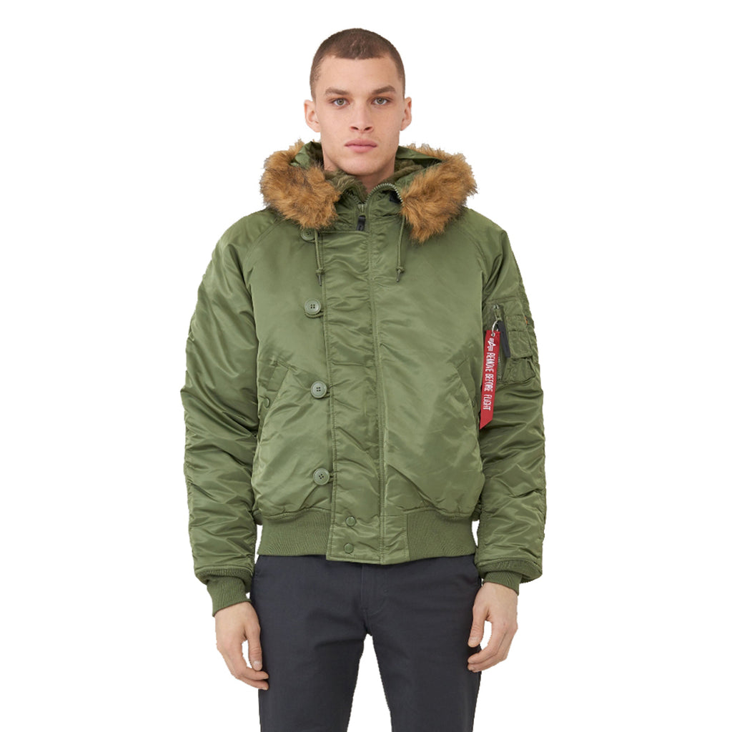 Alpha Industries Men's Sage Green N-2B Parka