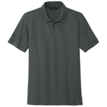 Mercer+Mettle Men's Anchor Grey Stretch Heavyweight Pique Polo