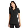 Mercer+Mettle Women's Deep Black Stretch Heavyweight Pique Polo