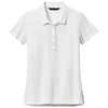 Mercer+Mettle Women's White Stretch Pique Polo