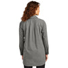 Mercer+Mettle Women's Light Anchor Grey Heather Long Sleeve Twill Overshirt