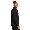 Mercer+Mettle Men's Deep Black Double-Knit Snap Front Jacket