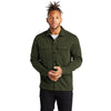 Mercer+Mettle Men's Townsend Green Double-Knit Snap Front Jacket