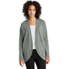 Mercer+Mettle Women's Gusty Grey Stretch Open-Front Cardigan