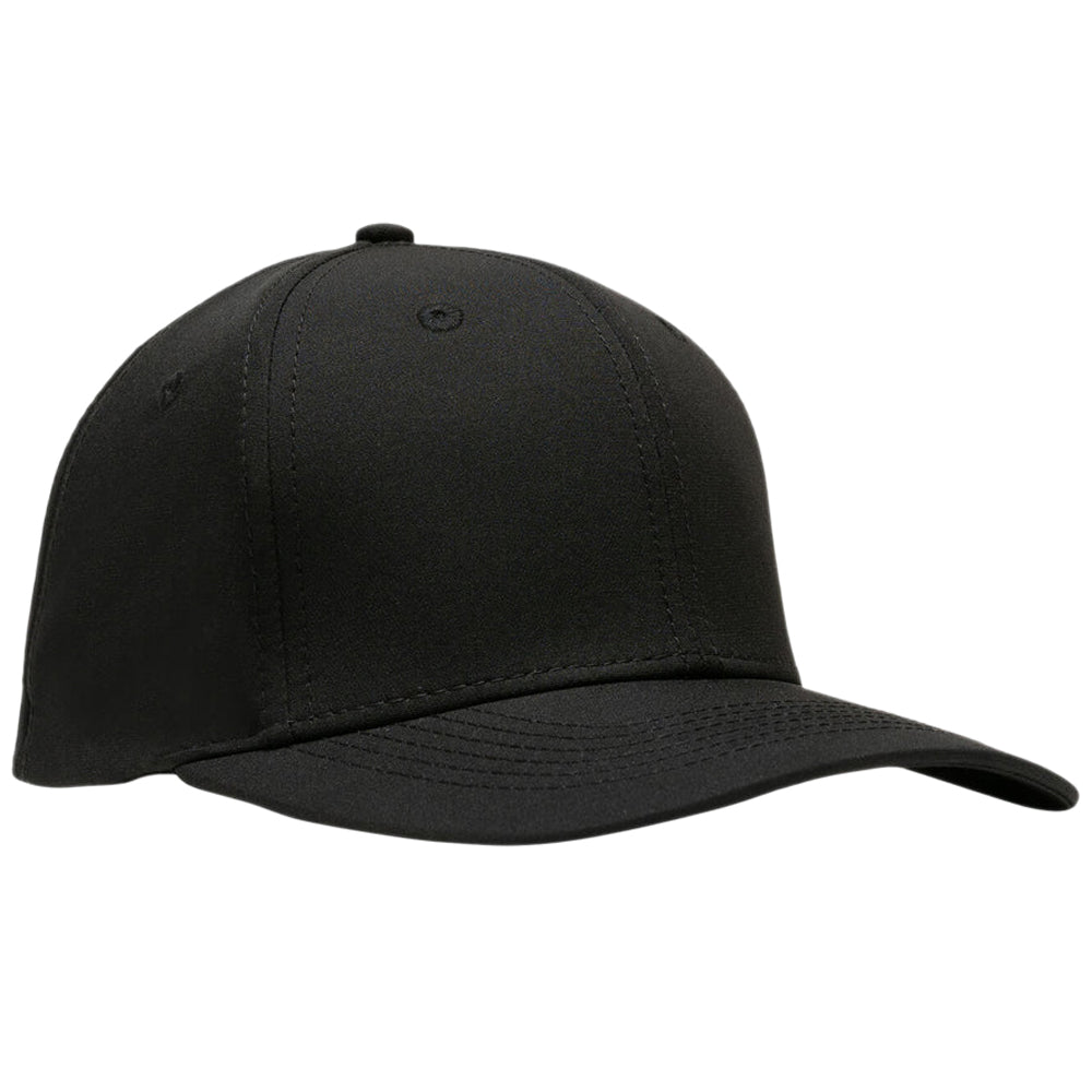 UNRL Black Mid-Pro Fitted