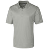 Clique Men's Silver S/S Ice Pique Polo