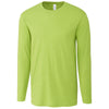 Clique Men's Light Green Heather Long Sleeve Phoenix Tee