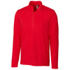 Clique Men's Red Ice Half Zip