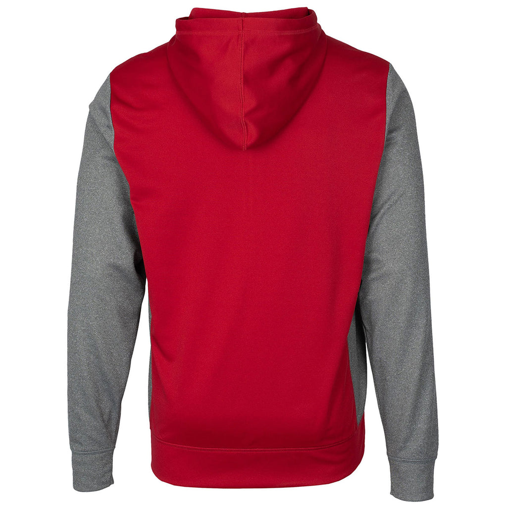 Clique Men's Cardinal Red Helsa Sport Colorblock Pullover