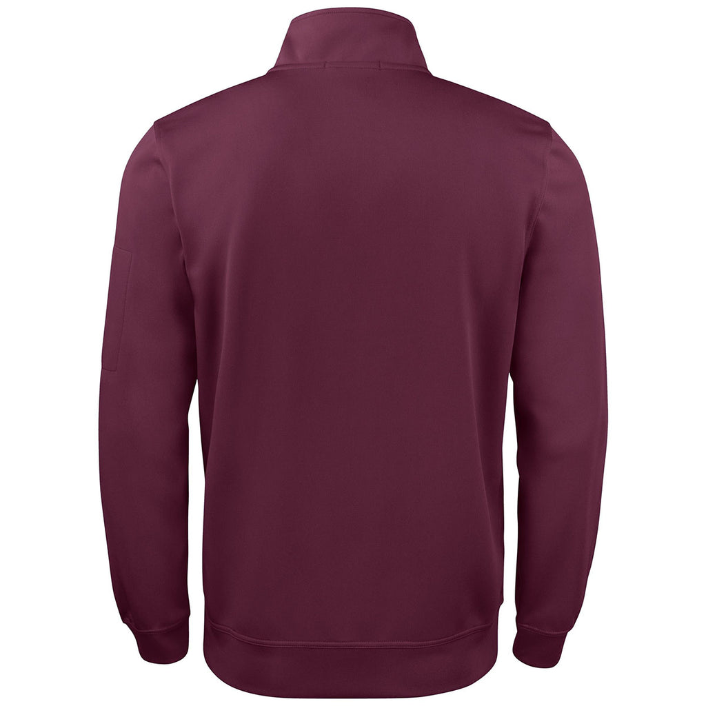 Clique Men's Burgundy Lift Performance Quarter Zip