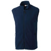 Clique Men's Navy Summit Full Zip Microfleece Vest