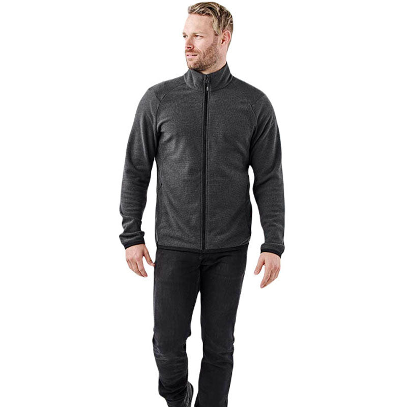 Stormtech Men's Carbon Stripe Novarra Full Zip Jacket