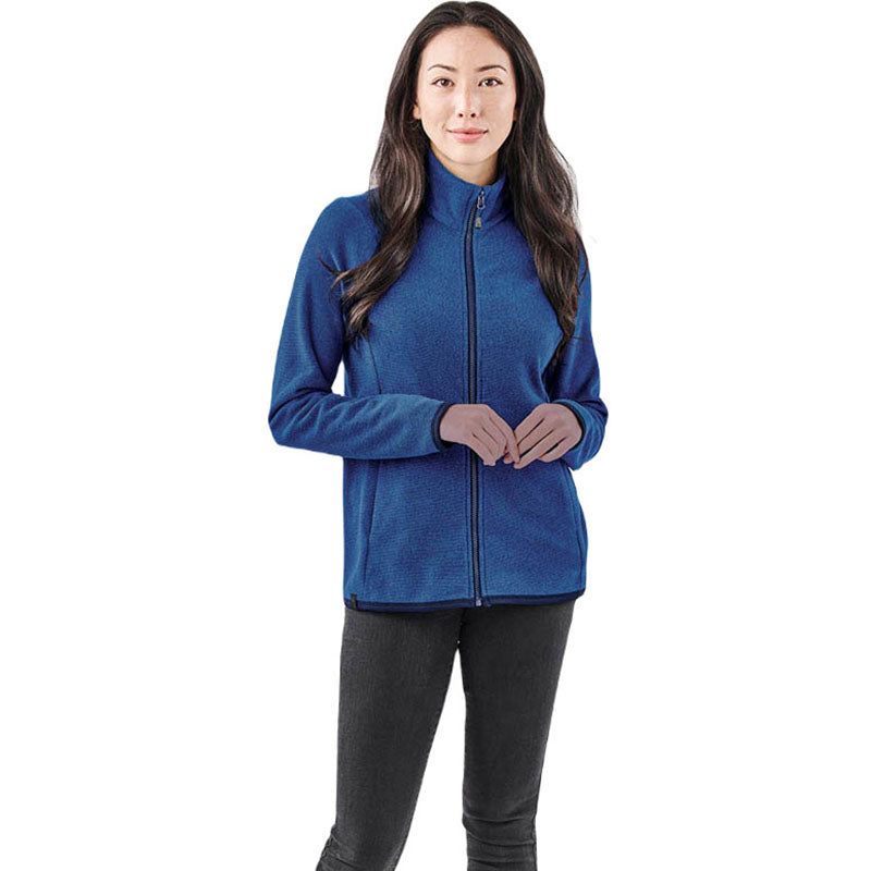 Stormtech Women's Classic Blue Stripe Novarra Full Zip Jacket