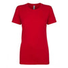 Next Level Women's Red Ideal Short-Sleeve Crew Tee