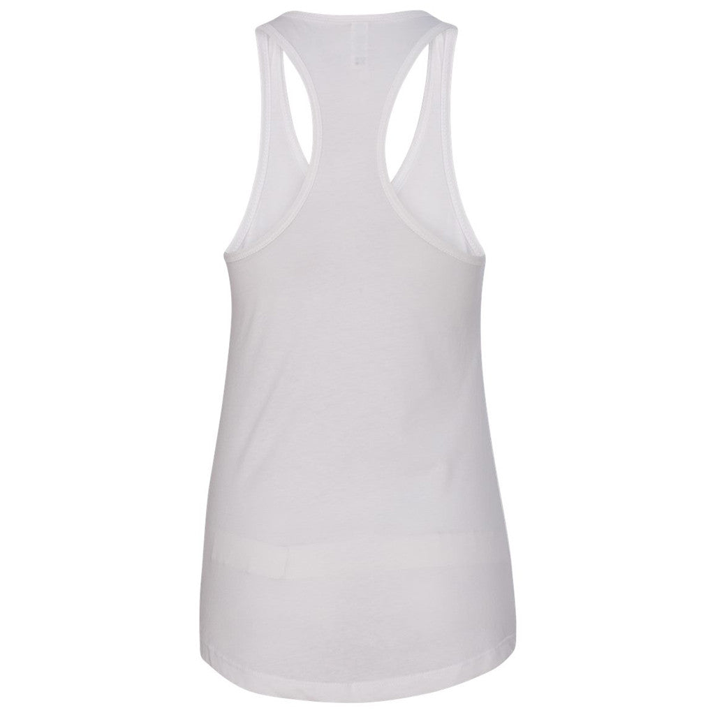 Next Level Women's White Ideal Racerback Tank