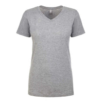 Next Level Women's Heather Grey Ideal V-Neck Tee