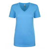 Next Level Women's Turquoise Ideal V-Neck Tee