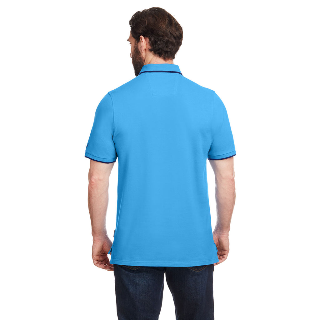 Nautica Men's Azure Blue Deck Polo