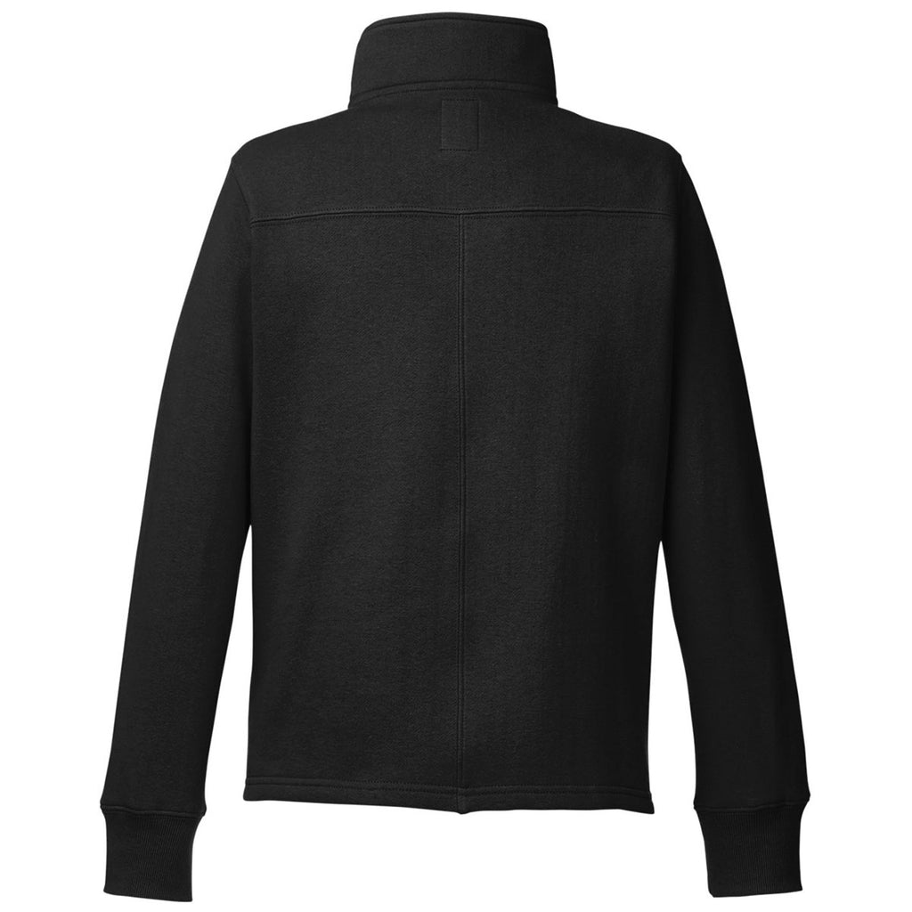 Nautica Women's Black Anchor Quarter-Zip Pullover