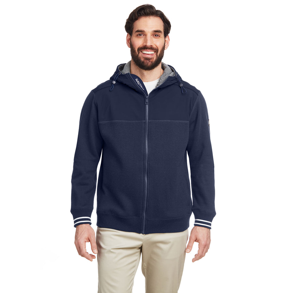 Nautica Men's Nautica Navy Navigator Full-Zip Jacket