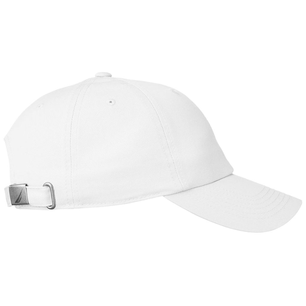 Nautica White J-Class Baseball Cap