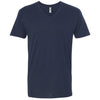 Next Level Men's Midnight Navy Premium Fitted Short-Sleeve V-Neck Tee