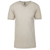 Next Level Men's Sand Premium Fitted Short-Sleeve V-Neck Tee