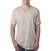 Next Level Men's Sand Premium Fitted Short-Sleeve V-Neck Tee