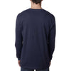 Next Level Men's Midnight Navy Premium Fitted Long-Sleeve Crew Tee