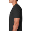 Next Level Men's Black Premium Fitted CVC Crew Tee