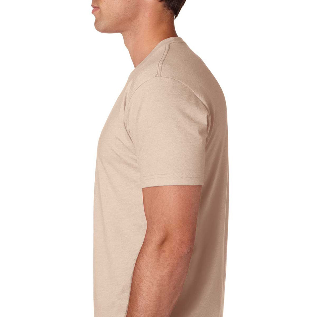 Next Level Men's Cream Premium Fitted CVC Crew Tee