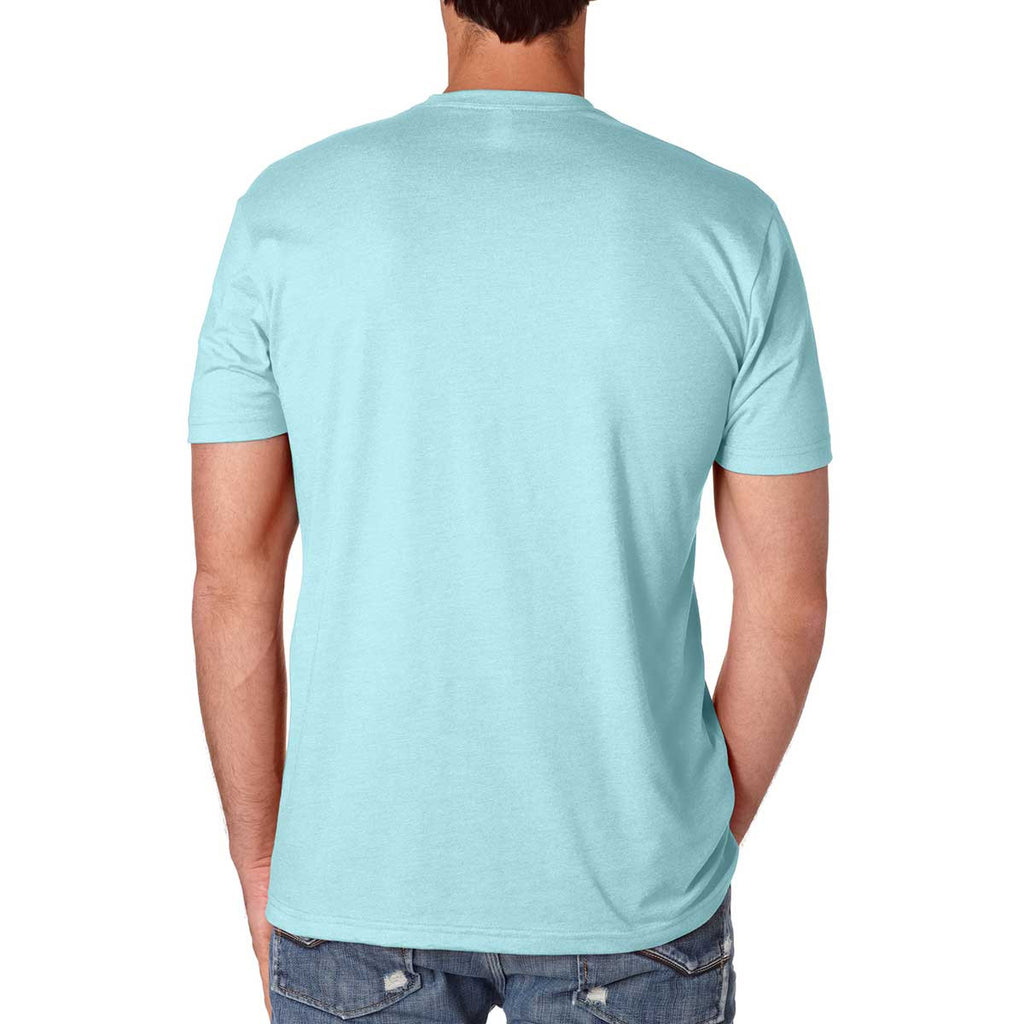 Next Level Men's Ice Blue Premium Fitted CVC Crew Tee