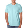 Next Level Men's Ice Blue Premium Fitted CVC Crew Tee