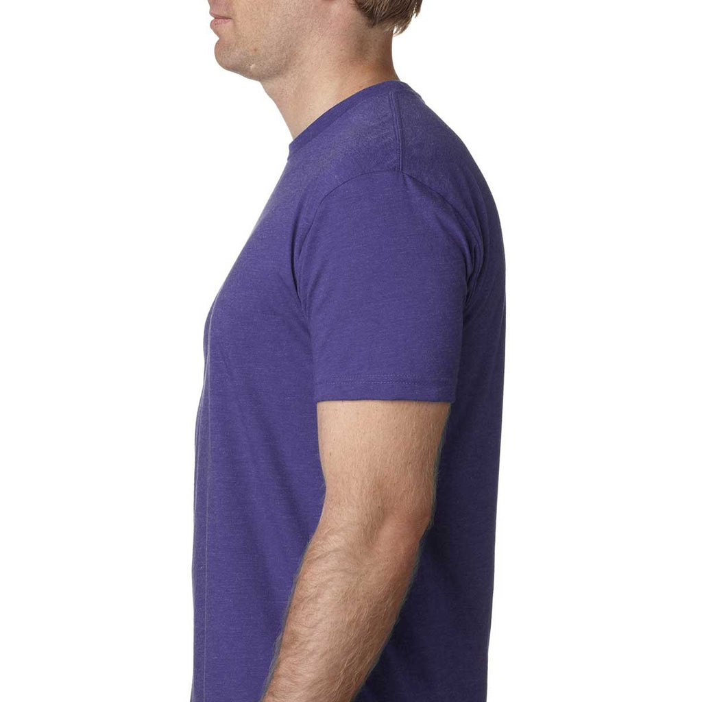 Next Level Men's Purple Rush Premium Fitted CVC Crew Tee