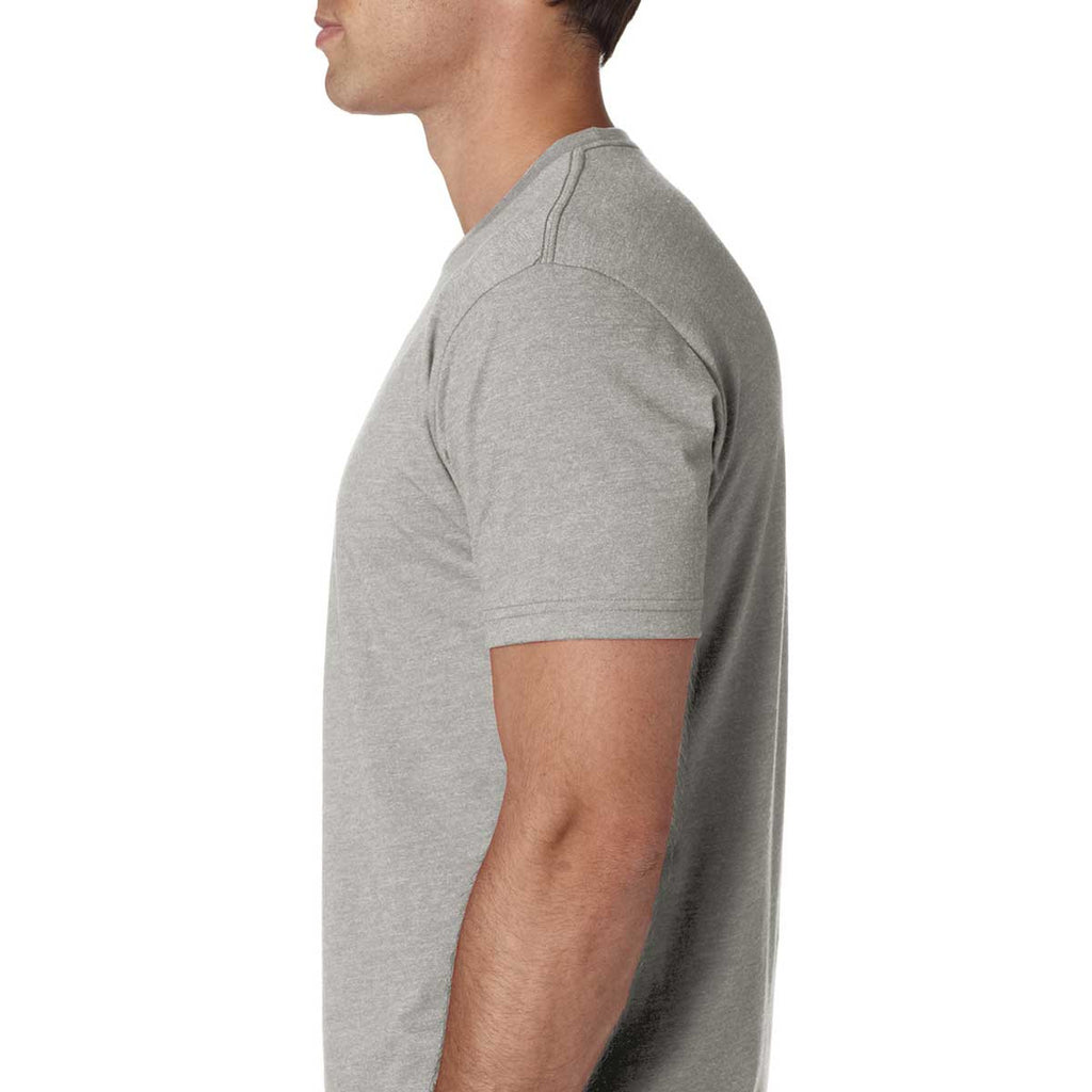 Next Level Men's Silk Premium Fitted CVC Crew Tee