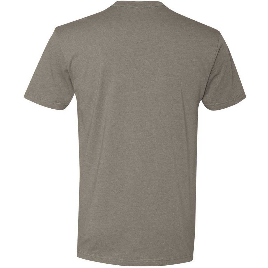 Next Level Men's Warm Grey Premium Fitted CVC Crew Tee