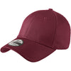 New Era 39THIRTY Maroon Structured Stretch Cotton Cap