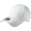 New Era 39THIRTY White Structured Stretch Cotton Cap