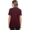 North End Women's Burgundy Jaq Snap-Up Stretch Performance Polo