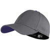 New Era Graphite/Purple Interception Cap