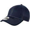 New Era 39THIRTY Deep Navy/White Stretch Mesh Contrast Stitch Cap