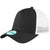 New Era Black/White Snapback Mesh Back Trucker Cap