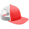 New Era Coral/ White Snapback Low Profile Trucker Cap