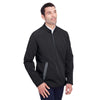 North End Men's Black/Carbon Quest Stretch Quarter-Zip