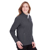 North End Women's Carbon/Black Quest Stretch Quarter-Zip