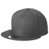 New Era Graphite Standard Fit Flat Bill Snapback Cap