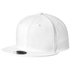 New Era White Standard Fit Flat Bill Snapback Cap