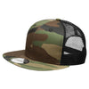 New Era Camo/Black Original Fit Snapback Trucker Cap